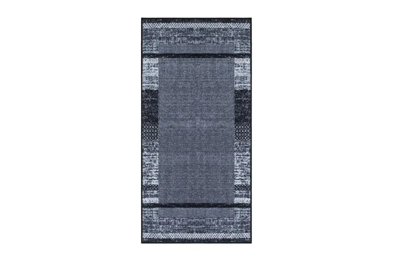 Wiltonteppe og friezeteppe KM Home Trendy Antracit 80x250 cm - Tekstiler - Tepper & Matter - Moderne tepper - Wiltontepper