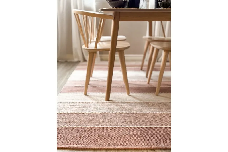 Garnteppe Båstad - 140x200 cm, Gammelrosa - Tekstiler - Tepper & Matter - Moderne tepper - Bomullstepper