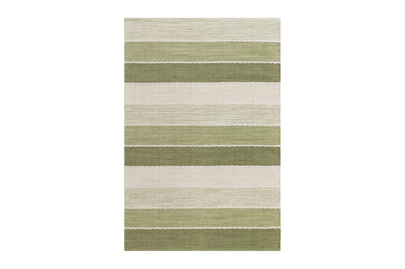 Garnteppe Båstad - 140x200 cm, Grønn - Tekstiler - Tepper & Matter - Moderne tepper - Bomullstepper