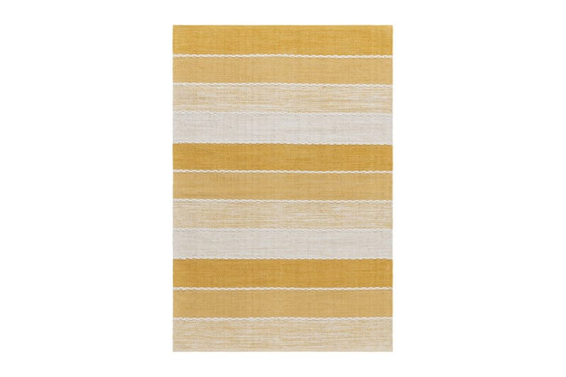 Garnteppe Båstad - 140x200 cm, Gul - Tekstiler - Tepper & Matter - Moderne tepper - Bomullstepper