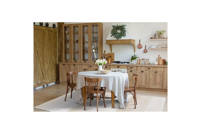 Garnteppe Båstad - 140x200 cm, Krem - Tekstiler - Tepper & Matter - Moderne tepper - Bomullstepper