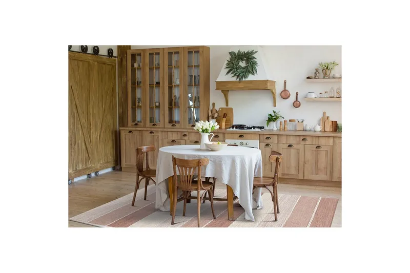 Garnteppe Båstad - 160x230 cm, Gammelrosa - Tekstiler - Tepper & Matter - Moderne tepper - Bomullstepper