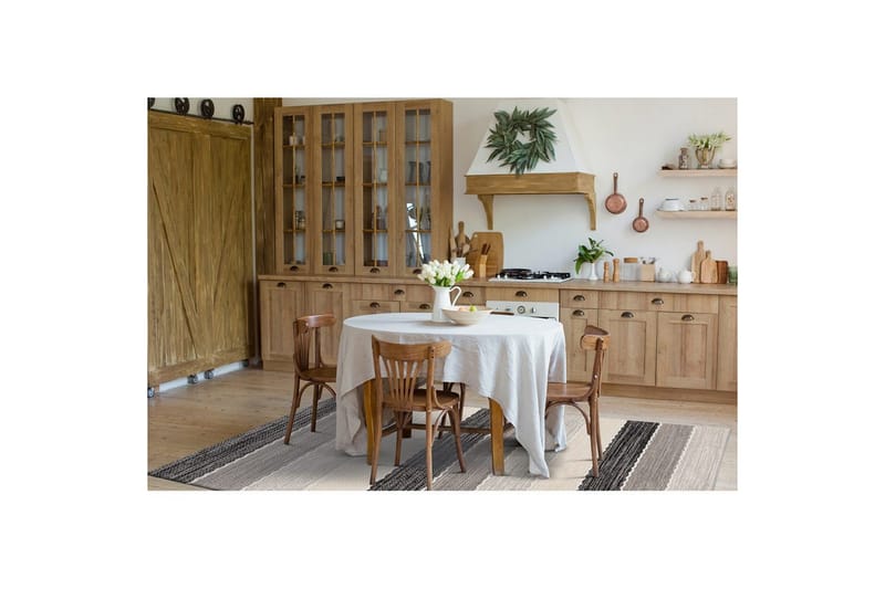 Garnteppe Båstad - 160x230 cm, Svart - Tekstiler - Tepper & Matter - Moderne tepper - Bomullstepper