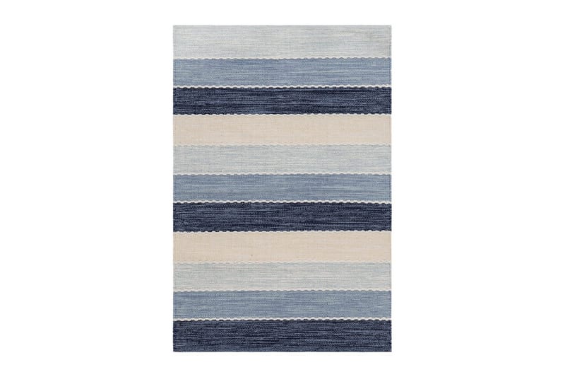 Garnteppe Båstad - 75x150 cm, Blå - Tekstiler - Tepper & Matter - Moderne tepper - Bomullstepper
