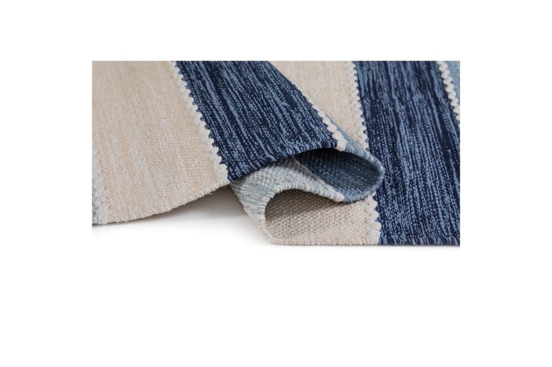 Garnteppe Båstad - 75x150 cm, Blå - Tekstiler - Tepper & Matter - Moderne tepper - Bomullstepper