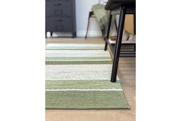 Garnteppe Båstad - 75x150 cm, Grønn - Tekstiler - Tepper & Matter - Moderne tepper - Bomullstepper