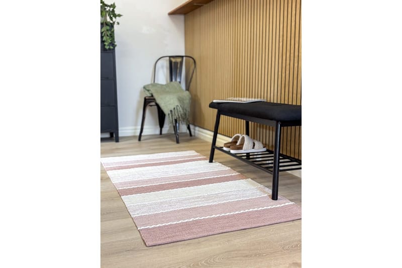 Garnteppe Båstad - 75x220 cm, Gammelrosa - Tekstiler - Tepper & Matter - Moderne tepper - Bomullstepper