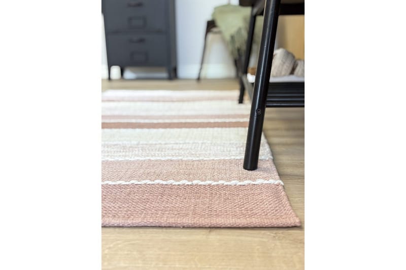 Garnteppe Båstad - 75x220 cm, Gammelrosa - Tekstiler - Tepper & Matter - Moderne tepper - Bomullstepper