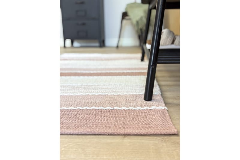 Garnteppe Båstad - 75x280 cm, Gammelrosa - Tekstiler - Tepper & Matter - Moderne tepper - Bomullstepper