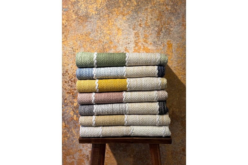 Garnteppe Båstad - 75x280 cm, Grønn - Tekstiler - Tepper & Matter - Moderne tepper - Bomullstepper