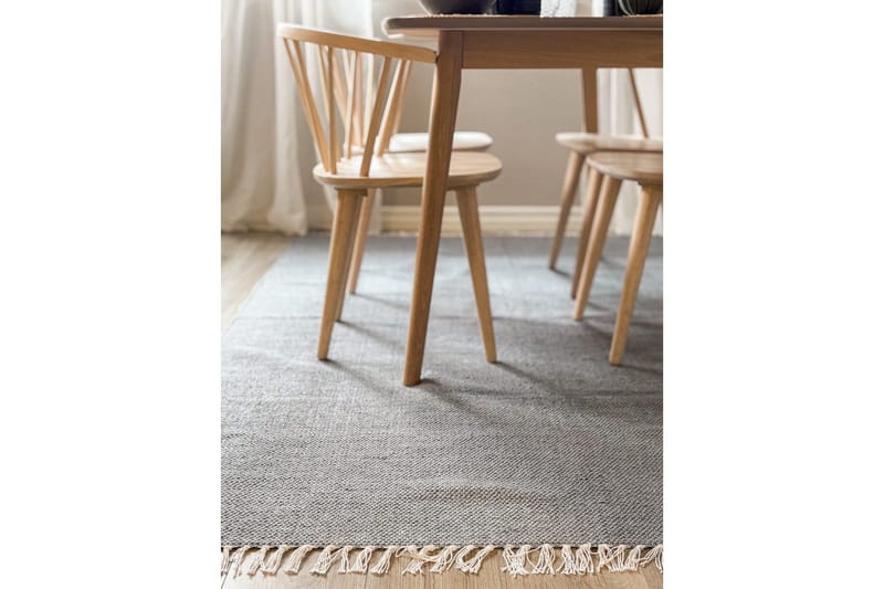 Garnteppe Line - 130x190 cm, Dueblå - Tekstiler - Tepper & Matter - Moderne tepper - Bomullstepper