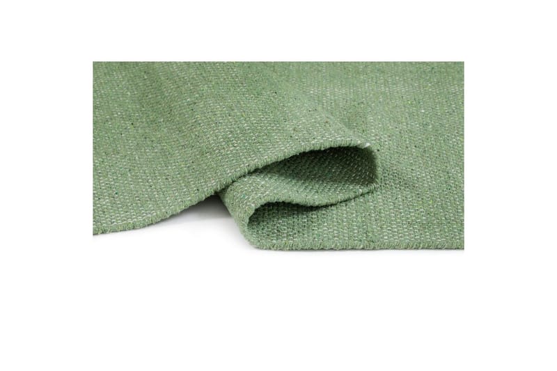 Garnteppe Line - 130x190 cm, Grønn - Tekstiler - Tepper & Matter - Moderne tepper - Bomullstepper