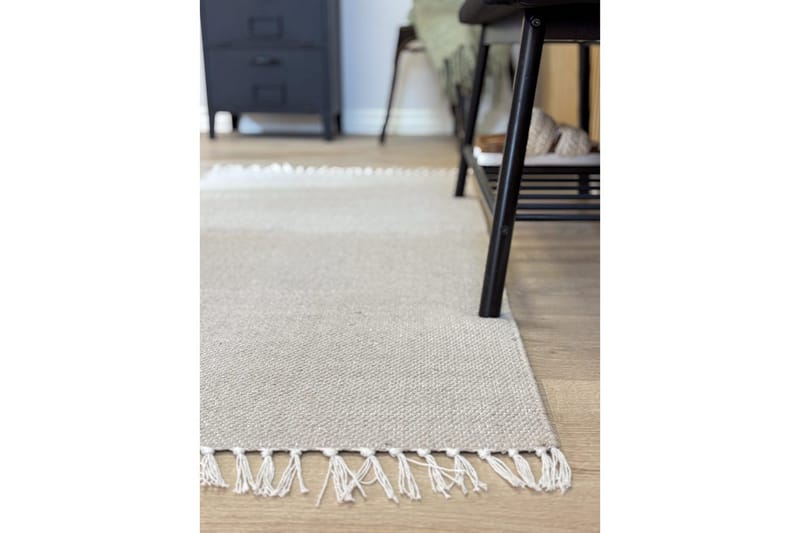 Garnteppe Line - 130x190 cm, Greige - Tekstiler - Tepper & Matter - Moderne tepper - Bomullstepper