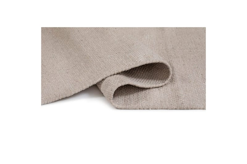 Garnteppe Line - 130x190 cm, Greige - Tekstiler - Tepper & Matter - Moderne tepper - Bomullstepper