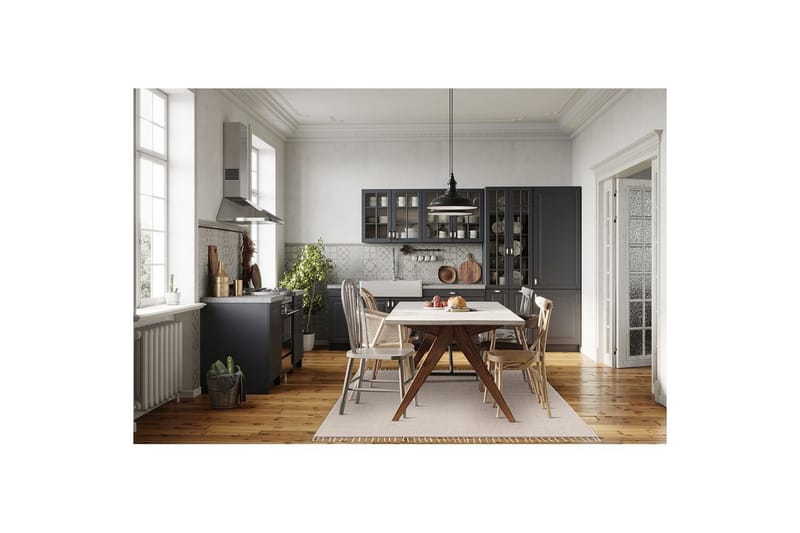 Garnteppe Line - 160x230 cm, Greige - Tekstiler - Tepper & Matter - Moderne tepper - Bomullstepper