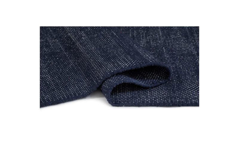 Garnteppe Line - 160x230 cm, Marineblå - Tekstiler - Tepper & Matter - Moderne tepper - Bomullstepper