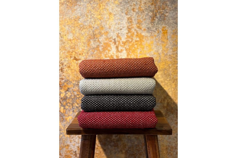 Garnteppe Line - 160x230 cm, Rød - Tekstiler - Tepper & Matter - Moderne tepper - Bomullstepper