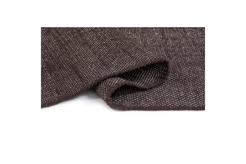 Garnteppe Line - 160x230 cm, Sjokolade - Tekstiler - Tepper & Matter - Moderne tepper - Bomullstepper