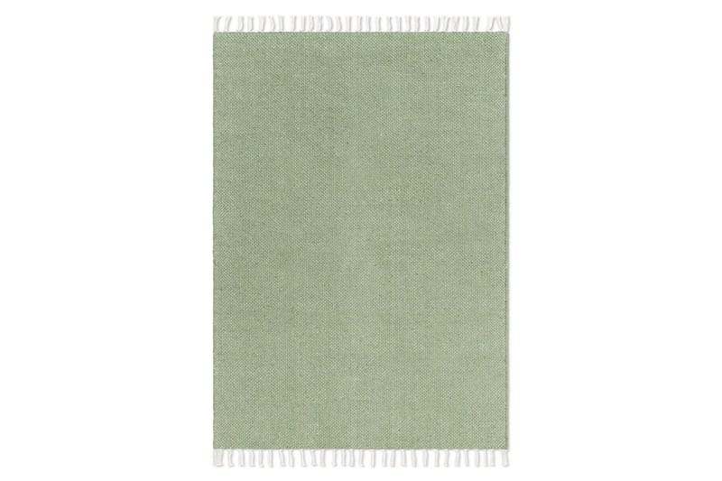 Garnteppe Line - 200x300 cm, Grønn - Tekstiler - Tepper & Matter - Moderne tepper - Bomullstepper