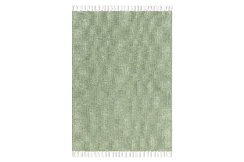 Garnteppe Line - 200x300 cm, Grønn - Tekstiler - Tepper & Matter - Moderne tepper - Bomullstepper