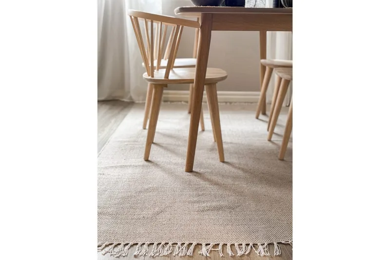 Garnteppe Line - 200x300 cm, Greige - Tekstiler - Tepper & Matter - Moderne tepper - Bomullstepper