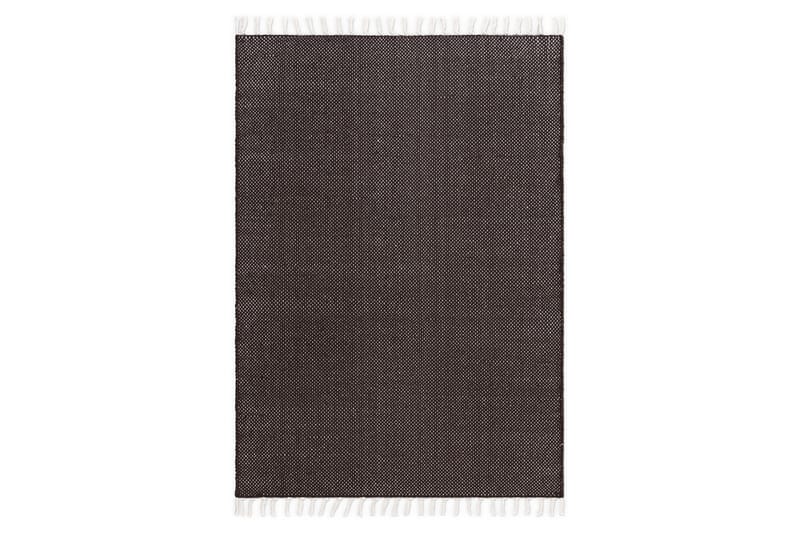 Garnteppe Line - 200x300 cm, Sjokolade - Tekstiler - Tepper & Matter - Moderne tepper - Bomullstepper