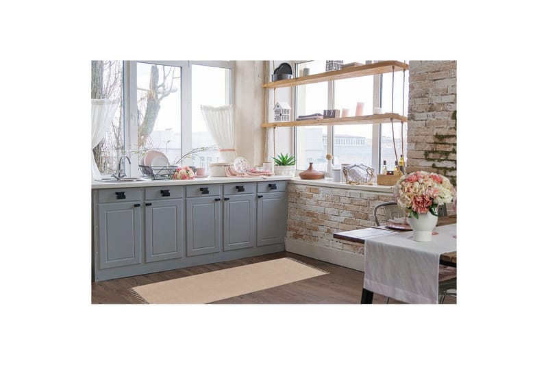 Garnteppe Line - 75x220 cm, Lin - Tekstiler - Tepper & Matter - Moderne tepper - Bomullstepper