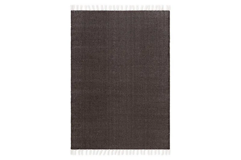 Garnteppe Line - 75x220 cm, Sjokolade - Tekstiler - Tepper & Matter - Moderne tepper - Bomullstepper