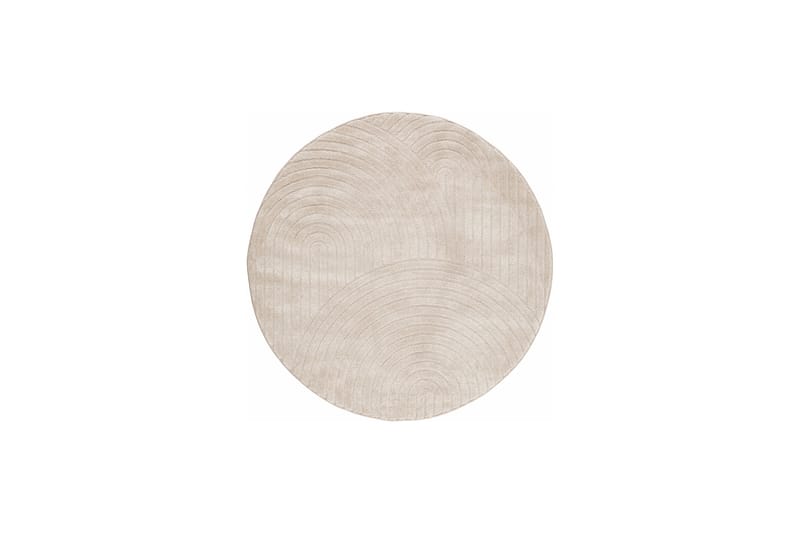 Genova Wiltonteppe 160 cm Rund - Beige - Tekstiler - Tepper & Matter - Moderne tepper - Wiltontepper