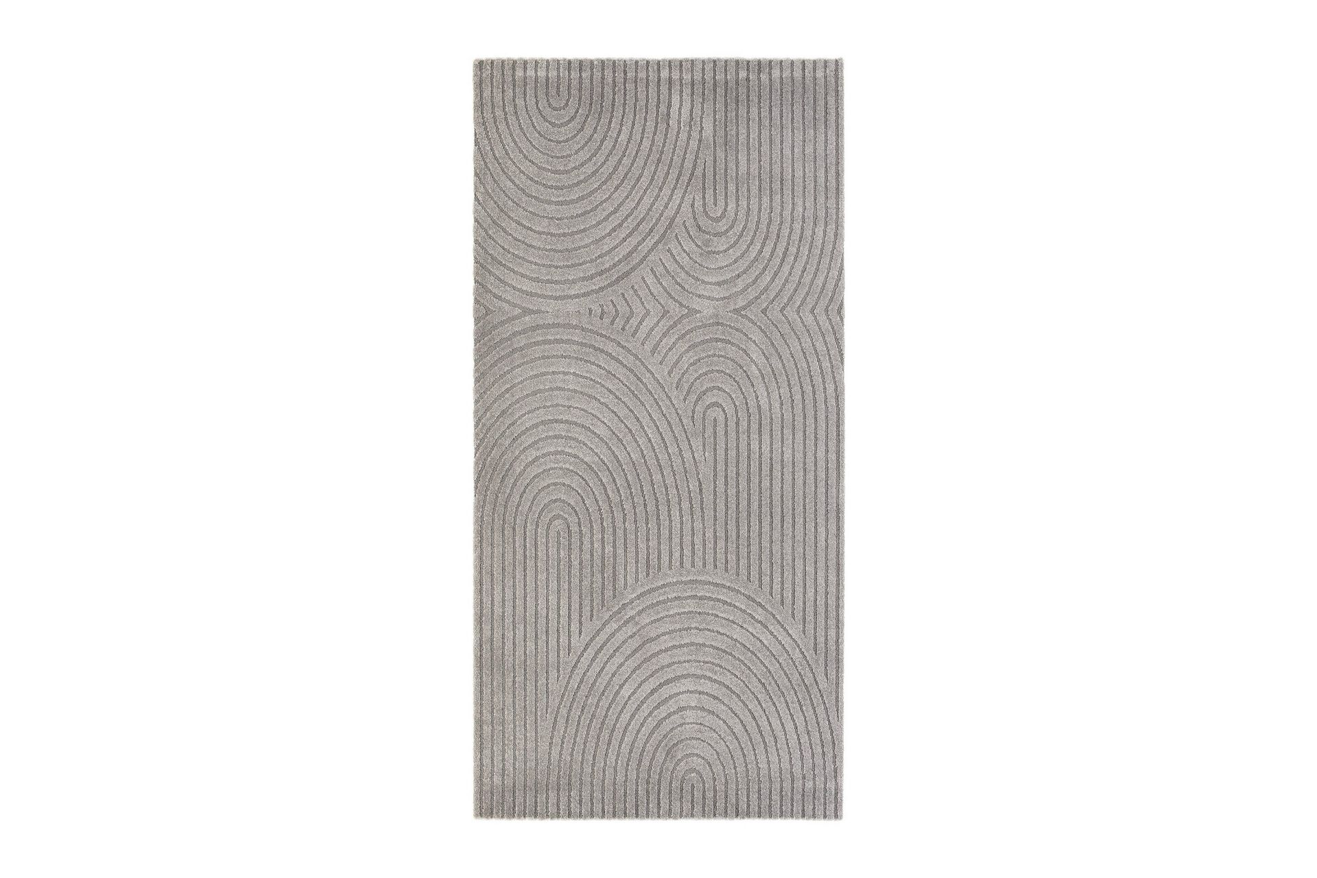 Genova Wiltonteppe 80x150 cm Rektangulær - Grå - Tekstiler - Tepper & Matter - Moderne tepper - Wiltontepper