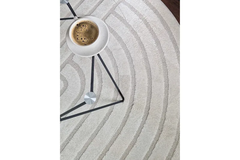 Genova Zen Wiltonteppe 160x230 cm - Krem - Tekstiler - Tepper & Matter - Moderne tepper - Wiltontepper