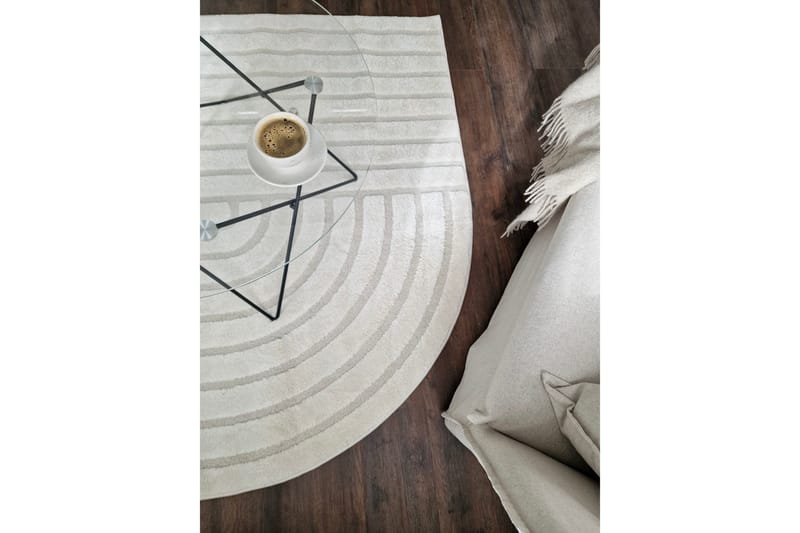 Genova Zen Wiltonteppe 160x230 cm - Krem - Tekstiler - Tepper & Matter - Moderne tepper - Wiltontepper