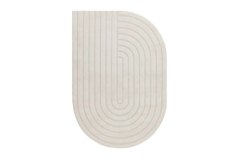 Genova Zen Wiltonteppe 200x290 cm, Krem