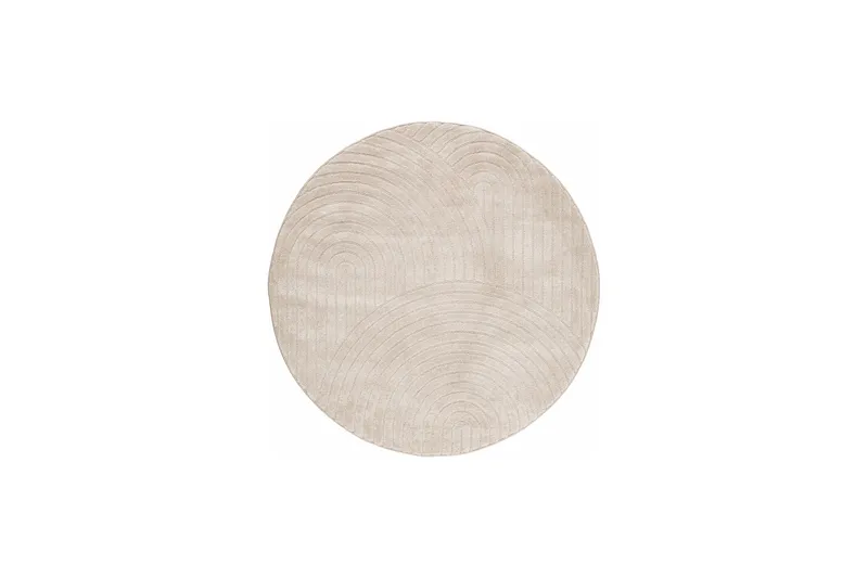 Genova Zen Wiltonteppe 240 cm Rund, Beige