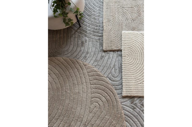 Genova Zen Wiltonteppe 280x380 cm Rektangulær - Grå - Tekstiler - Tepper & Matter - Moderne tepper - Wiltontepper