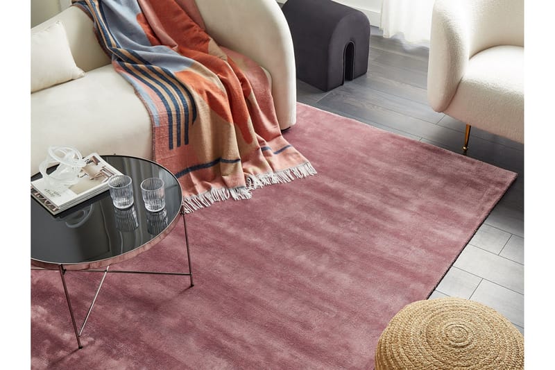 GesiIi Ryeteppe 160x230 cm - Rosa - Tekstiler - Tepper & Matter - Moderne tepper - Ryeteppe