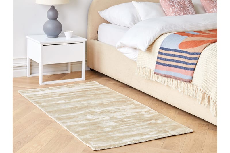 GesiIi Ryeteppe 80x150 cm - Beige - Tekstiler - Tepper & Matter - Moderne tepper - Ryeteppe