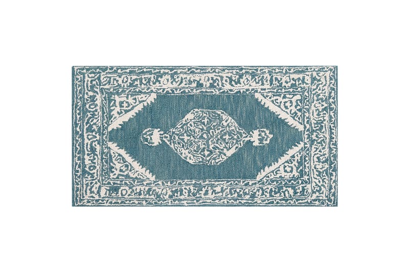 Gevas Ullteppe 80x150 cm, Blå