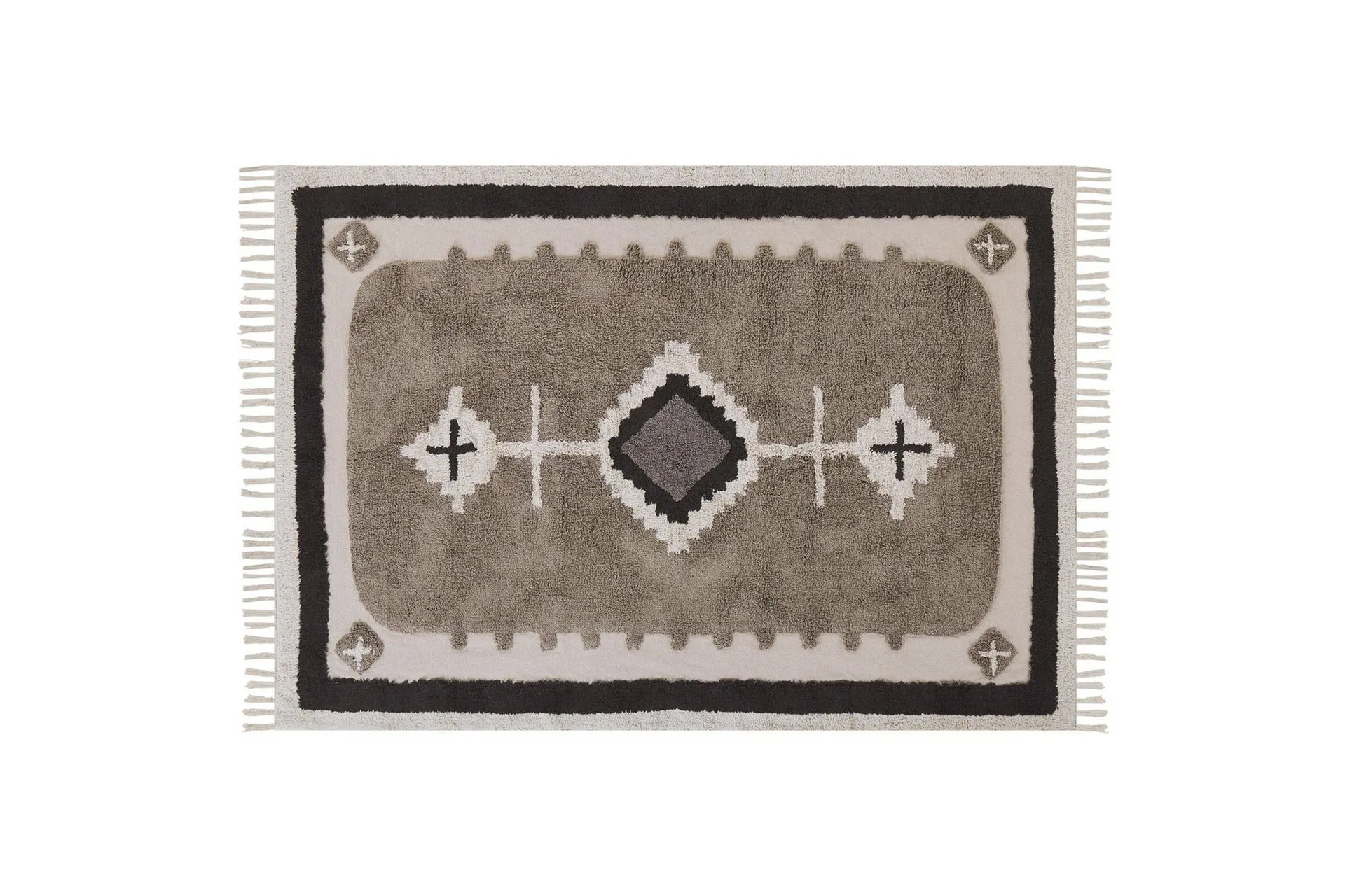 Geyve Bomullsteppe 160x230 cm - Beige