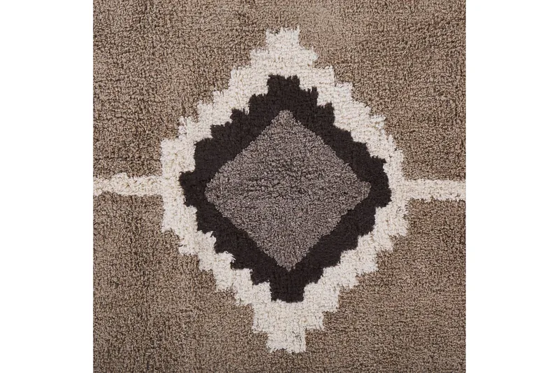 Geyve Bomullsteppe 80x150 cm - Beige - Tekstiler - Tepper & Matter - Moderne tepper - Bomullstepper