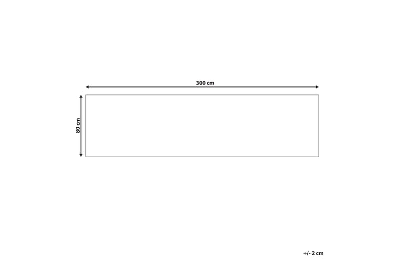 Goller Gangmatte 80x300 cm - Beige - Tekstiler - Tepper & Matter - Moderne tepper - Gangmatter