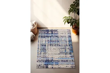 Gulvteppe Stribor Blå - 80 x 150 cm - Tekstiler - Tepper & Matter - Moderne tepper - Gangmatter