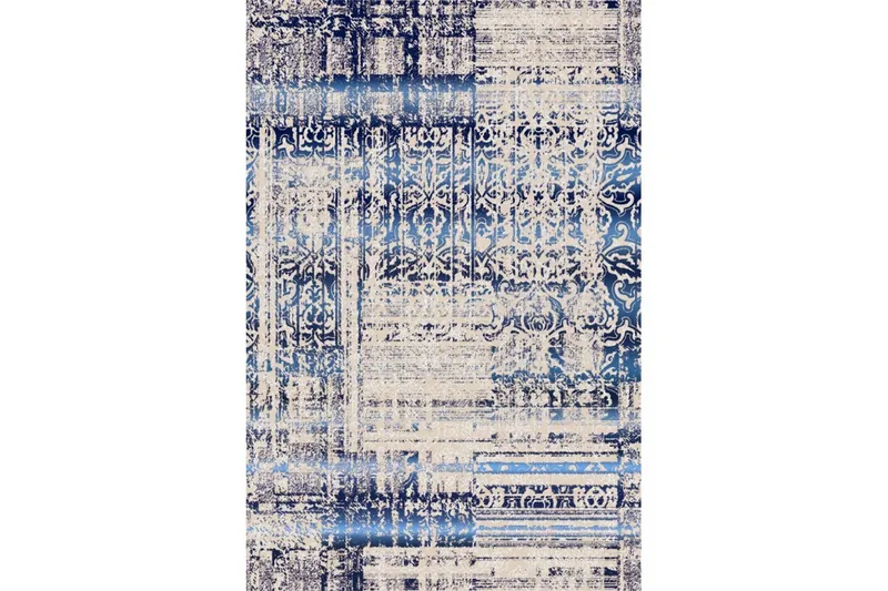 Gulvteppe Stribor Blå - 80 x 200 cm - Tekstiler - Tepper & Matter - Moderne tepper - Gangmatter