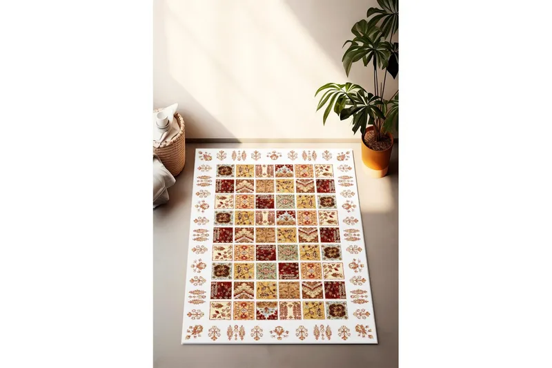 Gulvteppe Stribor Flerfarget - 80 x 200 cm - Tekstiler - Tepper & Matter - Moderne tepper - Gangmatter