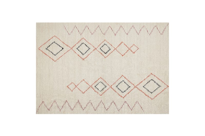 Guwahati Bomullsteppe 160x230 cm - Beige - Tekstiler - Tepper & Matter - Moderne tepper - Bomullstepper
