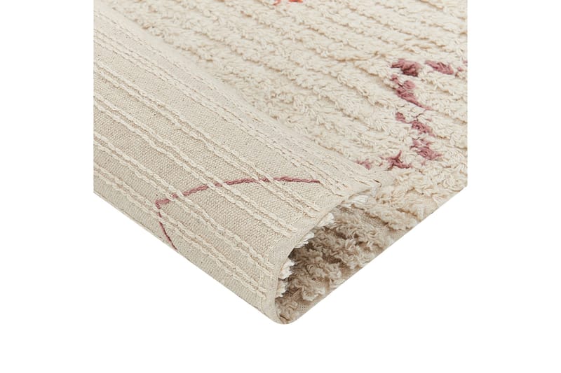 Guwahati Bomullsteppe 80x150 cm - Beige - Tekstiler - Tepper & Matter - Moderne tepper - Bomullstepper