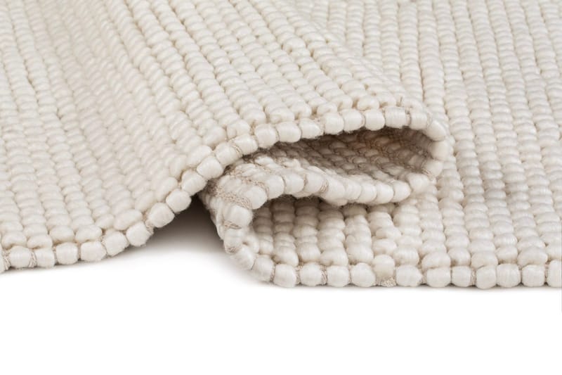 Håndvevd teppe KM Home Bubble 140x200 cm Creme - Krem - Tekstiler - Tepper & Matter - Moderne tepper - Ullteppe