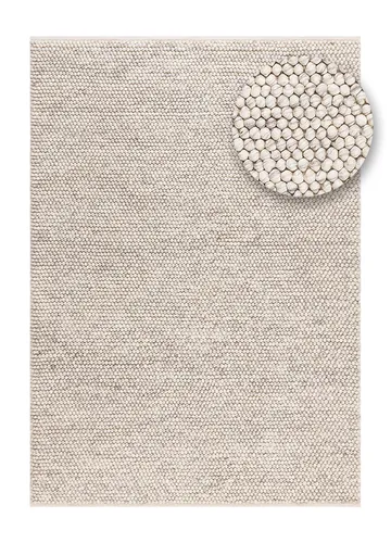 Håndvevd teppe KM Home Bubble 240x340 cm IvoryMelange - IvoryMelange - Tekstiler - Tepper & Matter - Moderne tepper - Ullteppe