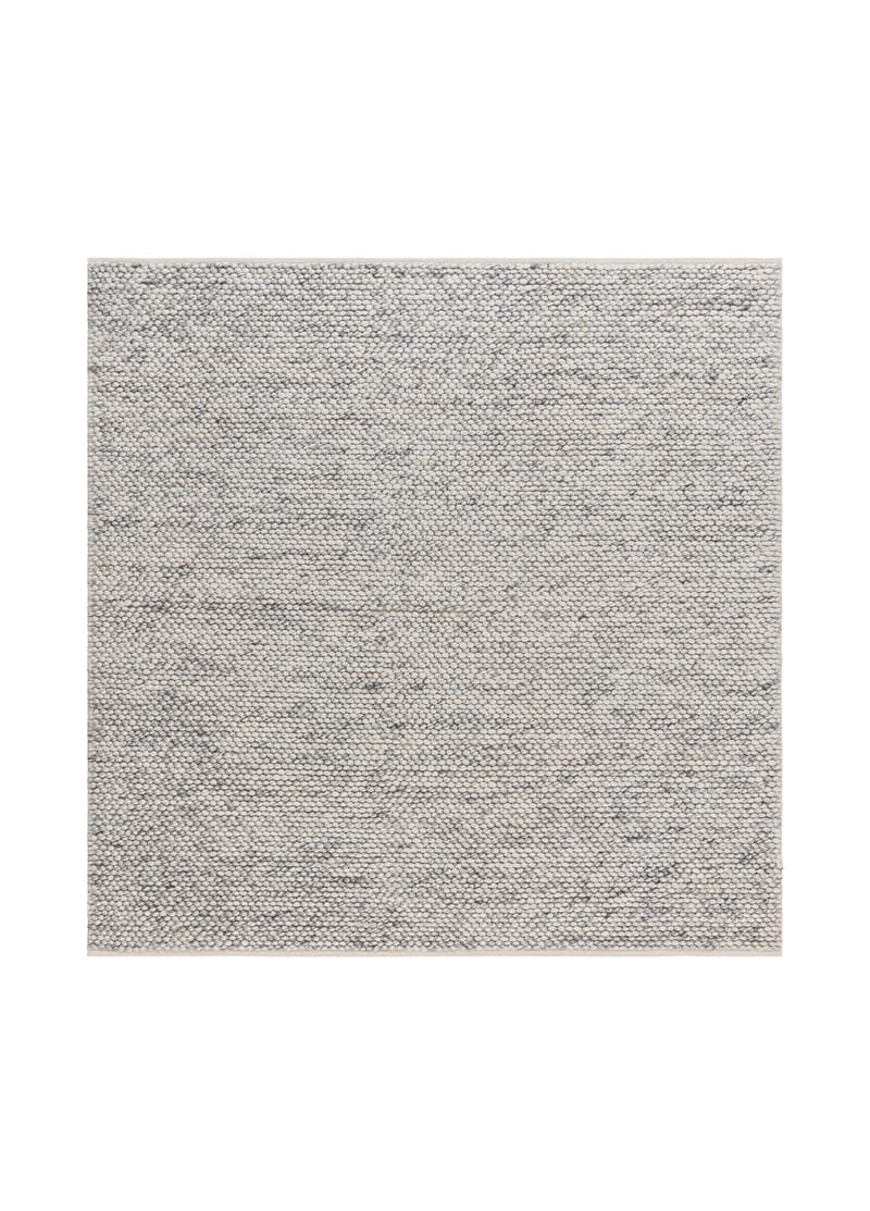 Håndvevd teppe KM Home Bubble kvadrat 200x200 cm Grå Melange, Grå melert
