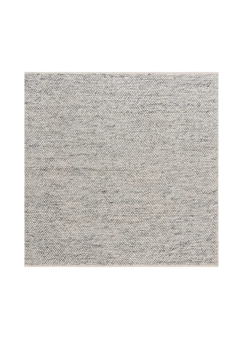 Håndvevd teppe KM Home Bubble kvadrat 300x300 cm Grå Melange, Grå Melange